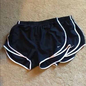 2 Pair Nike size Large Dri Fit Tempo shorts